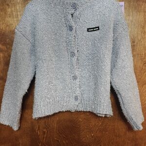 Ultra Soft Lilac Button-Up Cardigan